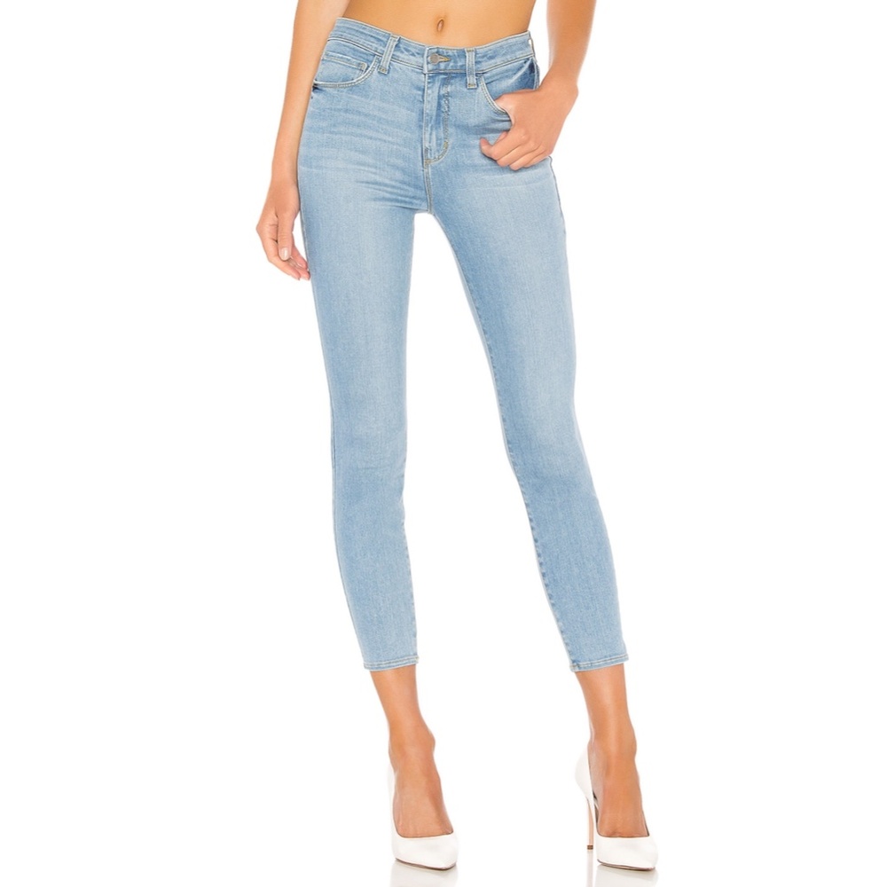 LIKE NEW L'AGENCE SIZE 29 Margot High-Rise Skinny Jeans Cascade Blue